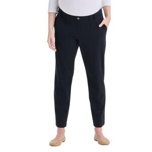 Isabel by Ingrid & Isabel Women's Black Stretch Tapered Maternity Pants Size XXL